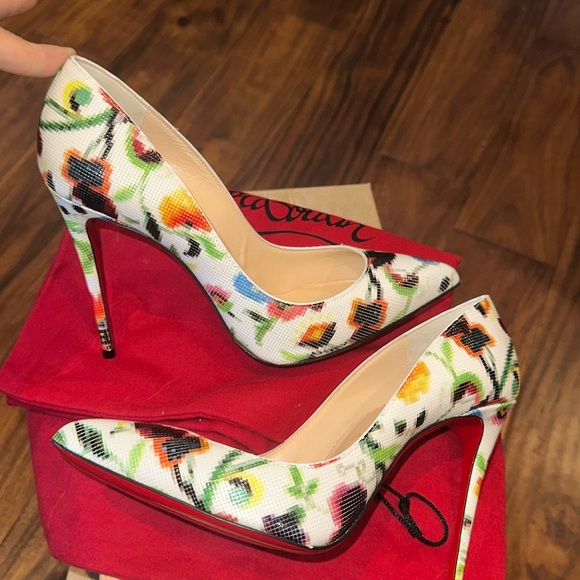 Christian Louboutin Shoes - New Christian Louboutin Women's So Kate Pumps Printed Patent 120